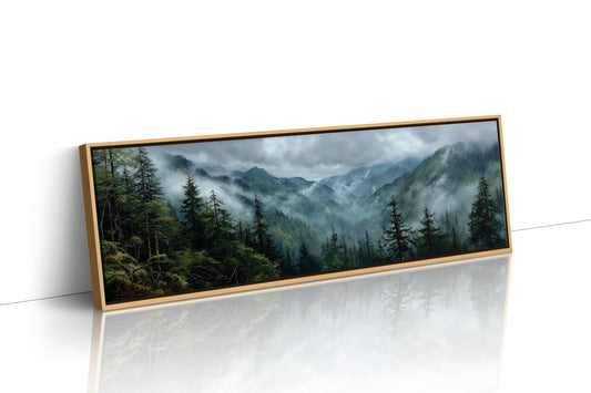 Mist Rising Through Evergreen Valleys