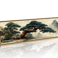 Ancient Pine Over Misty Peaks