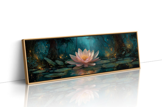 Enchanted Lotus Bloom by Firefly Light