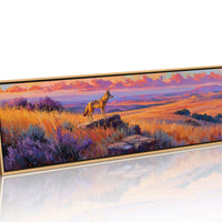 Coyote Standing in Painted Dawn