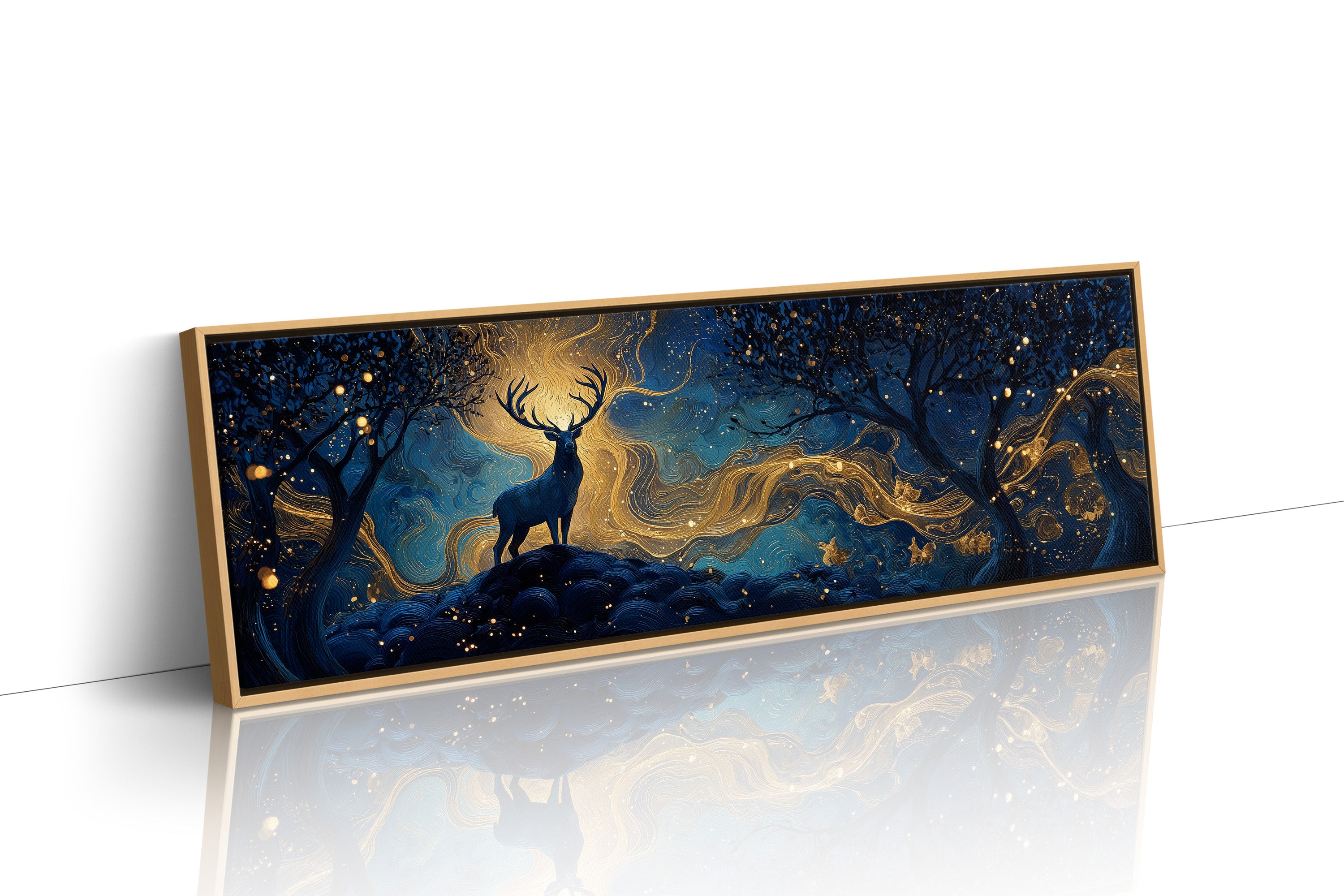 Stag Beneath the Golden Night