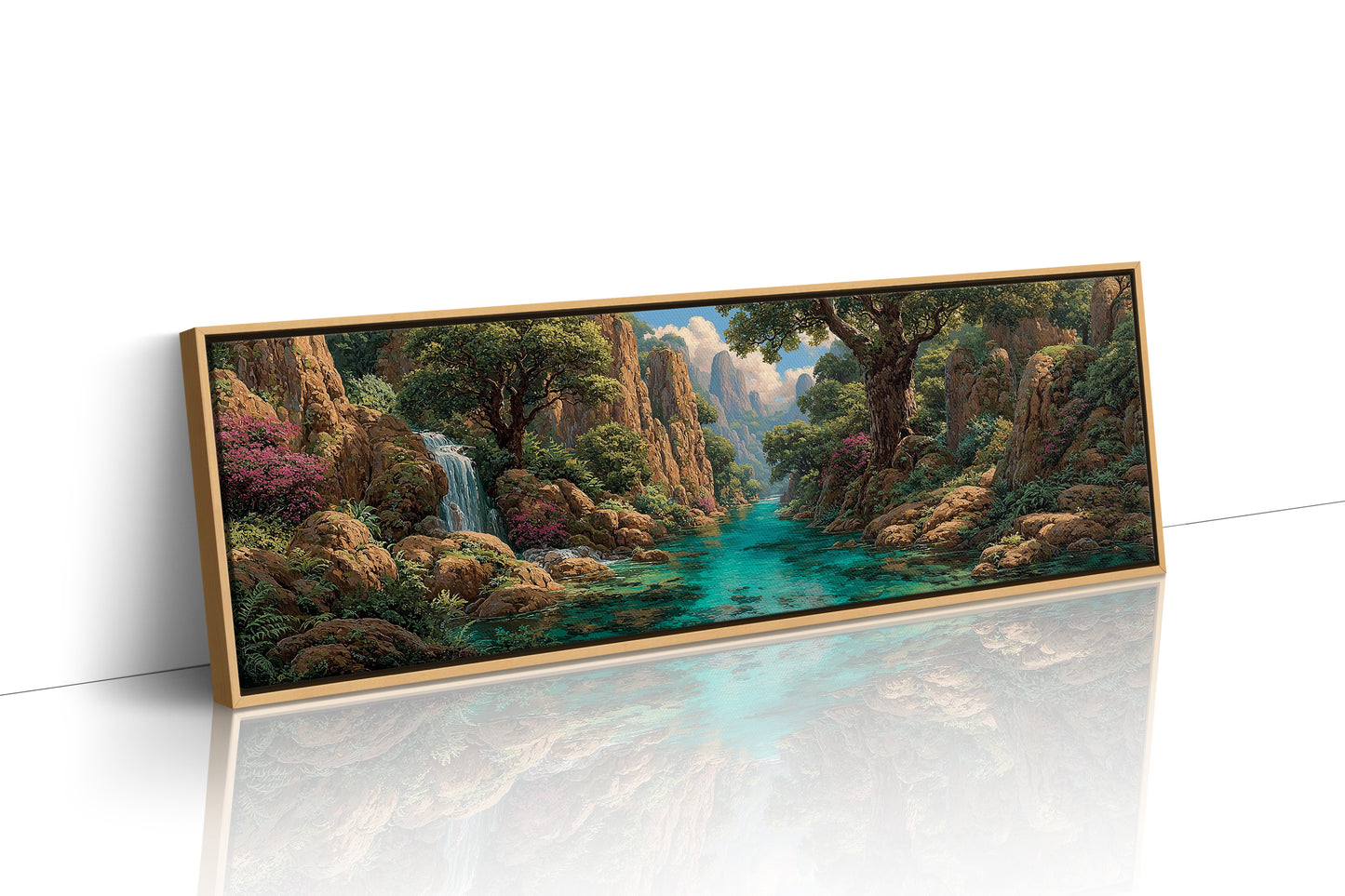 Emerald River Through the Hidden Cliffs