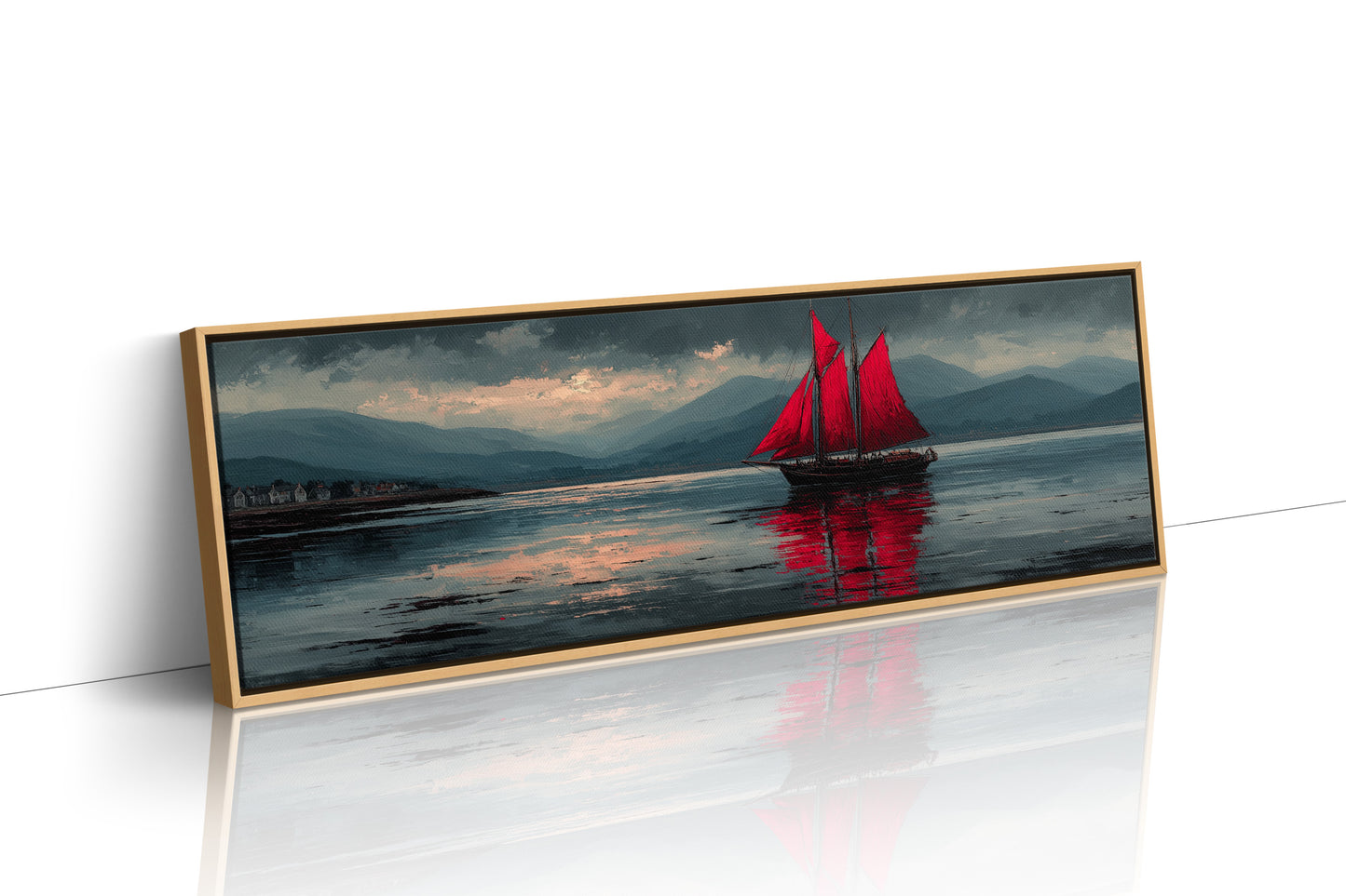 Red Sails Against the Gathering Storm