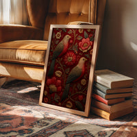 Stitched in Crimson and Gold