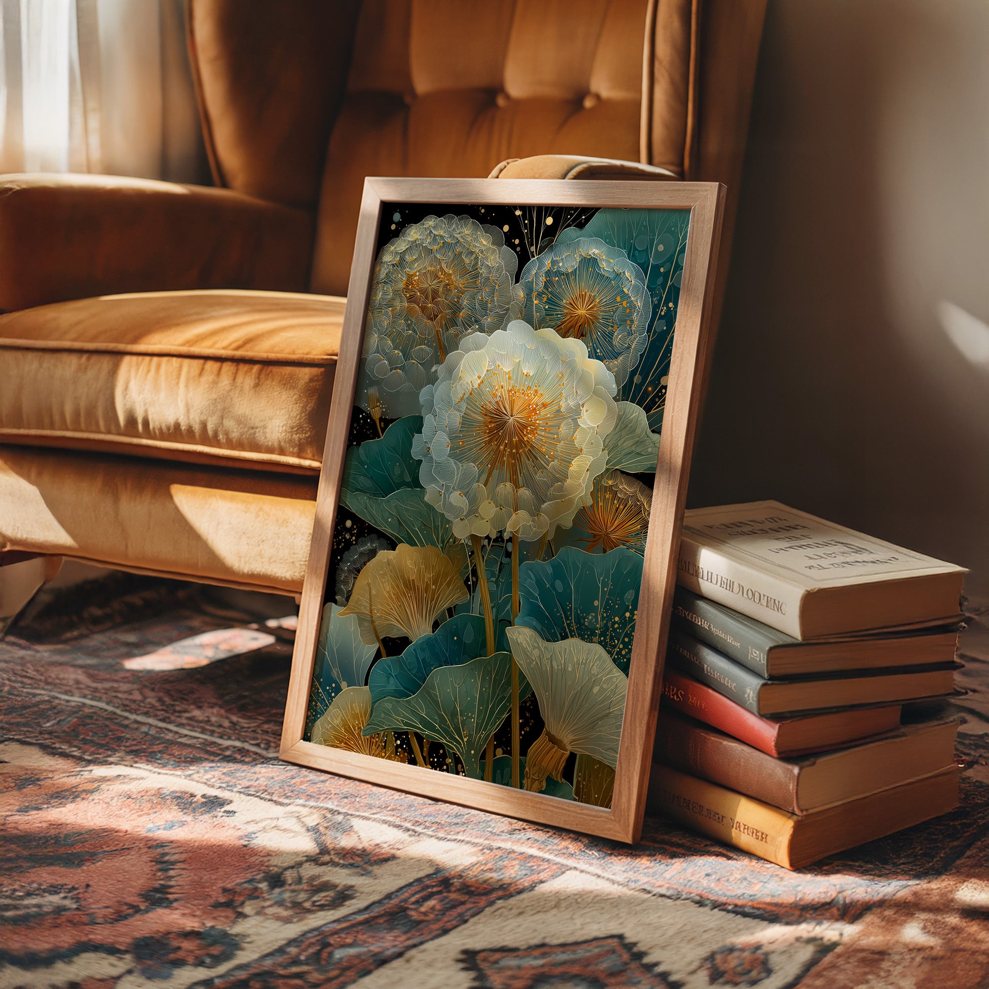 Wishes Written in Gold and Teal