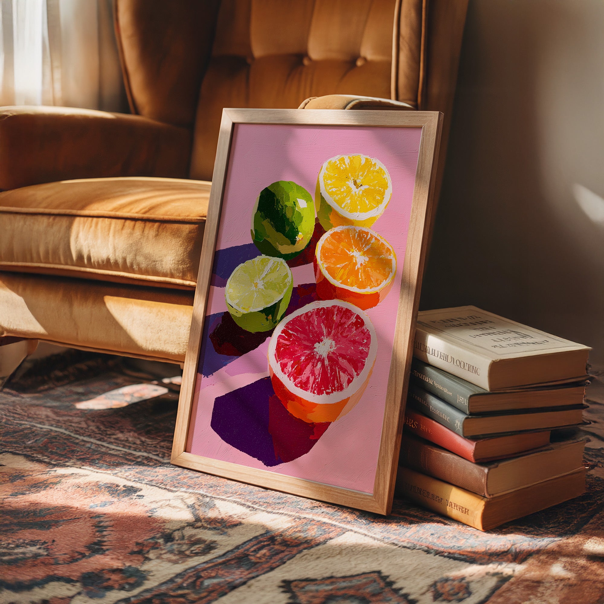 Citrus Cut on a Pink Morning