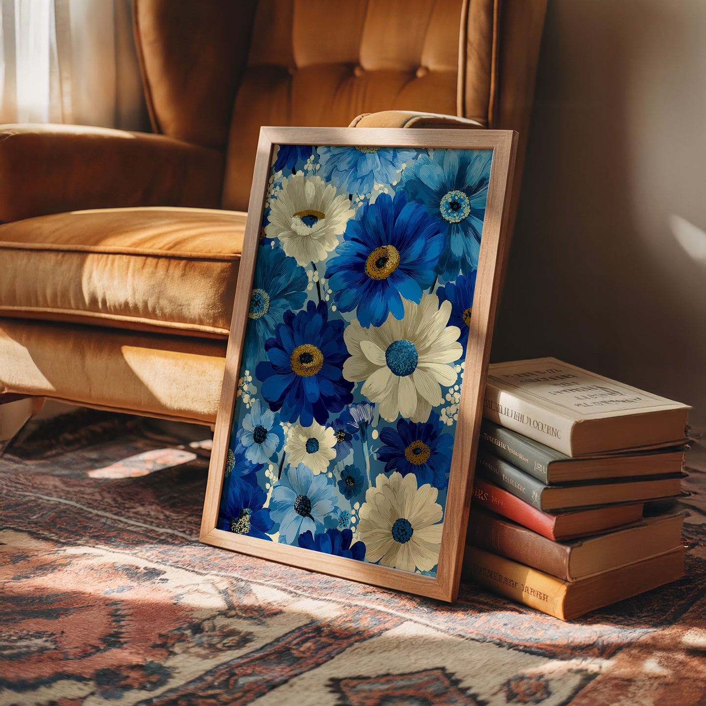 Daisies in Every Shade of Blue