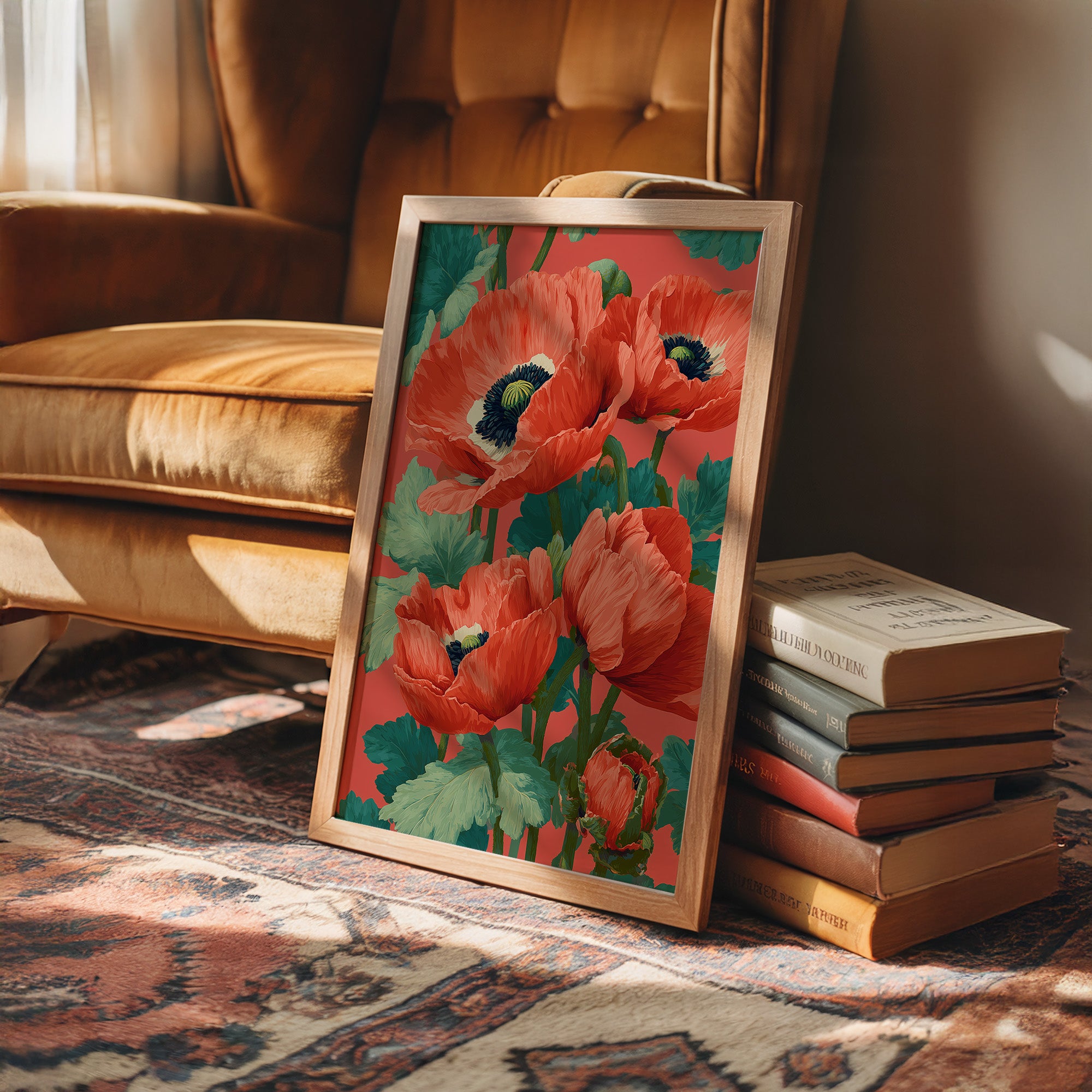 Red Poppies on a Warm Afternoon