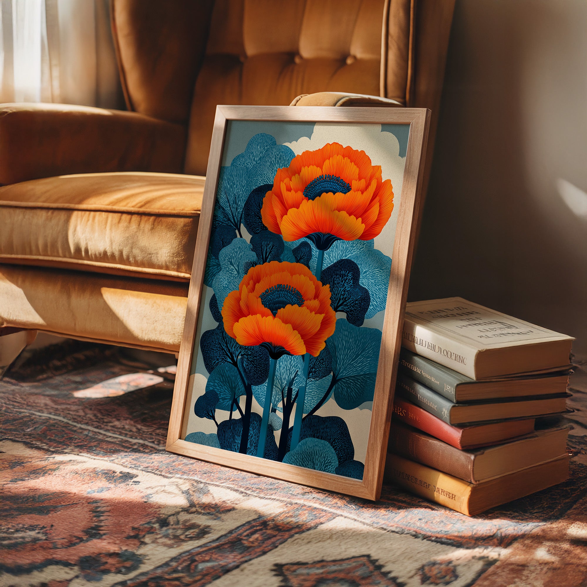 Two Fires in a Blue Forest