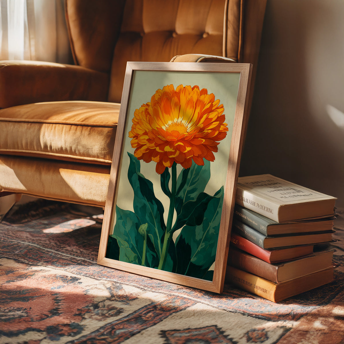The Calendula Held the Light