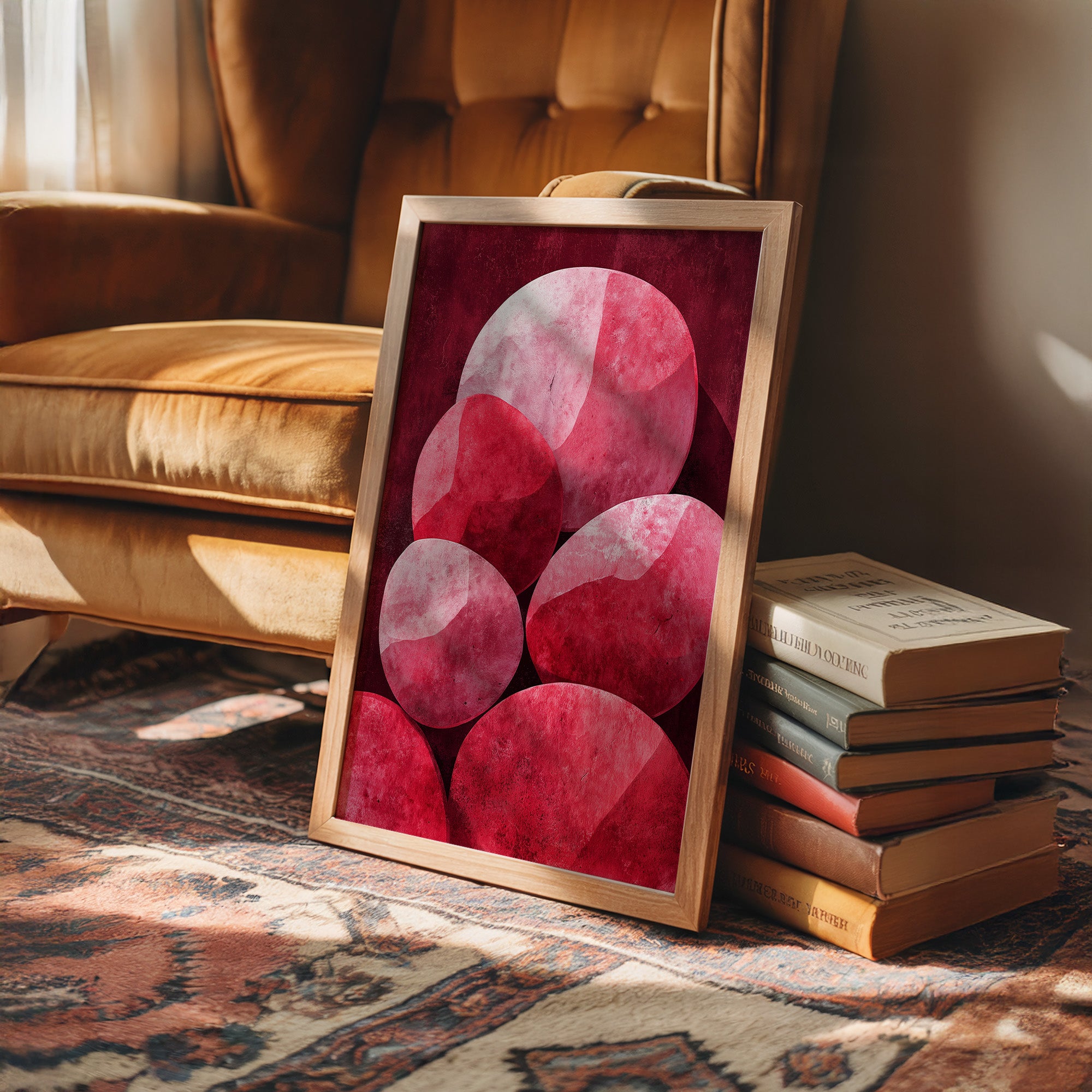 Gathered in Shades of Red