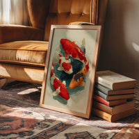 Four Koi, One Unhurried Circle