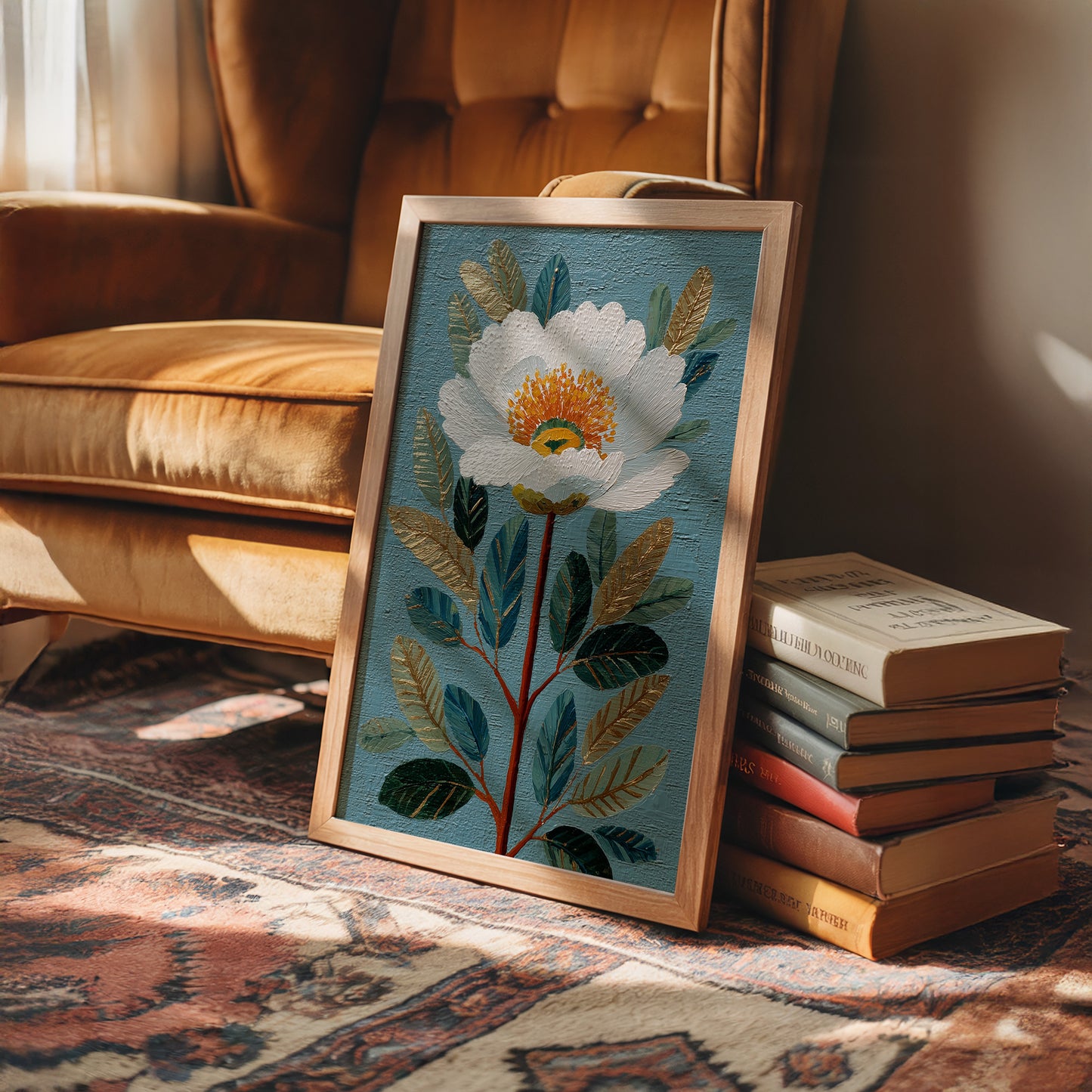 One White Flower, Perfectly Placed