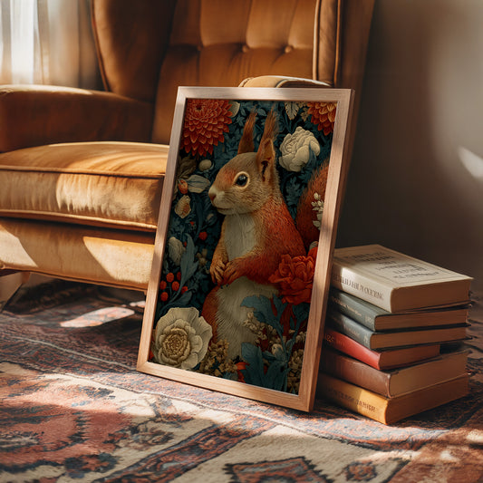 The Squirrel Who Stayed for the Flowers