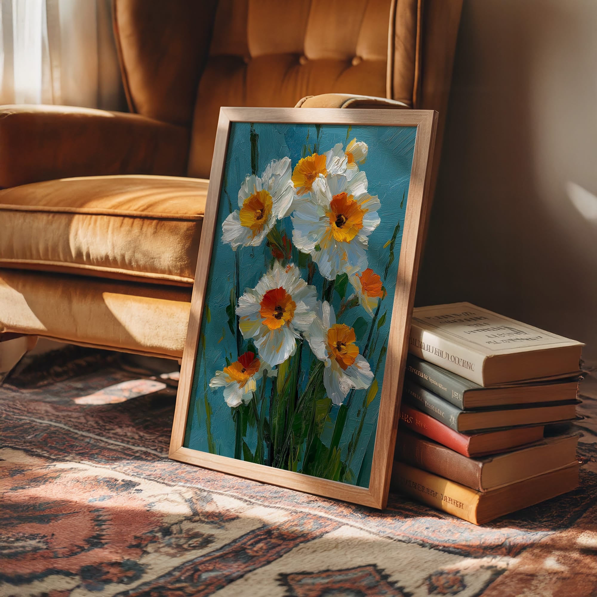 Daffodils on a Blue Day