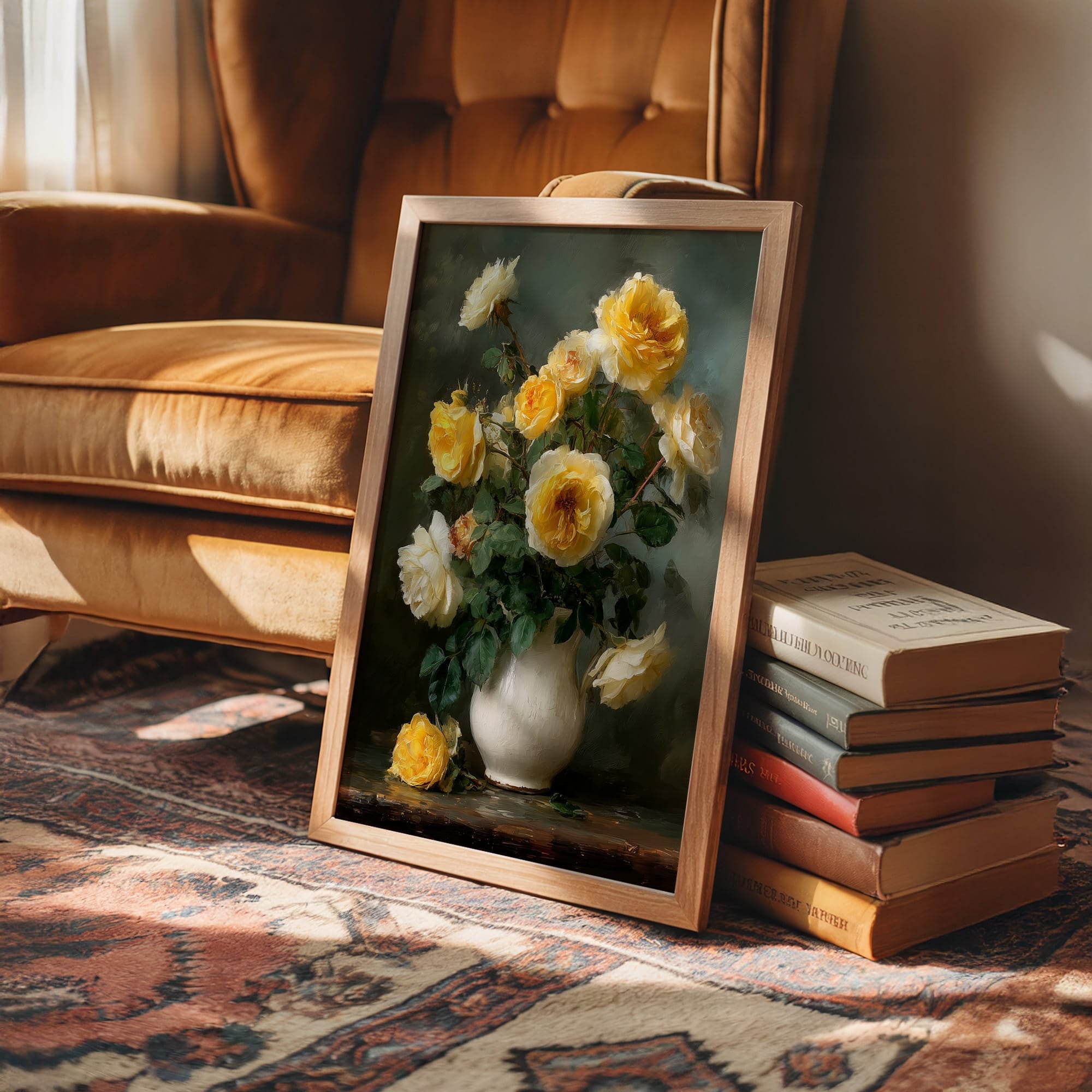 Yellow Roses Before They Turn
