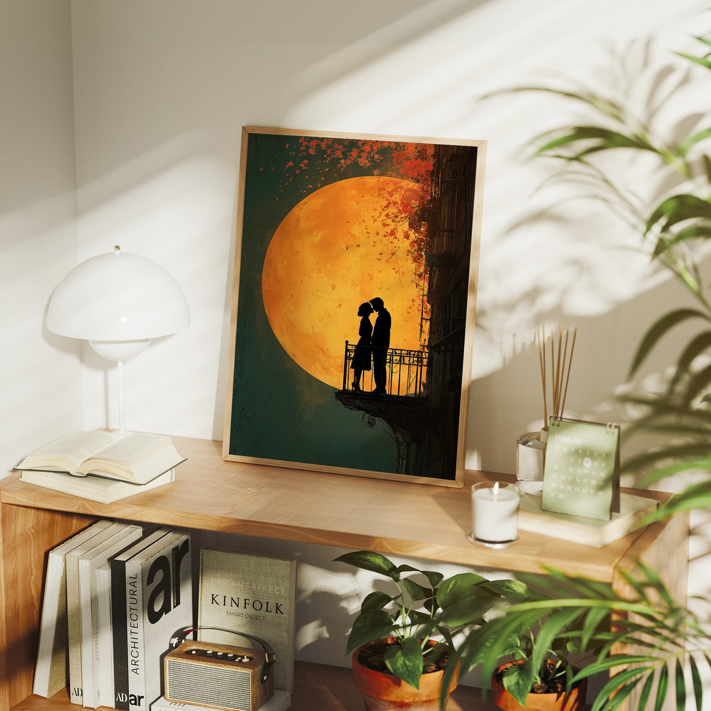 The Moon Made Room for Them