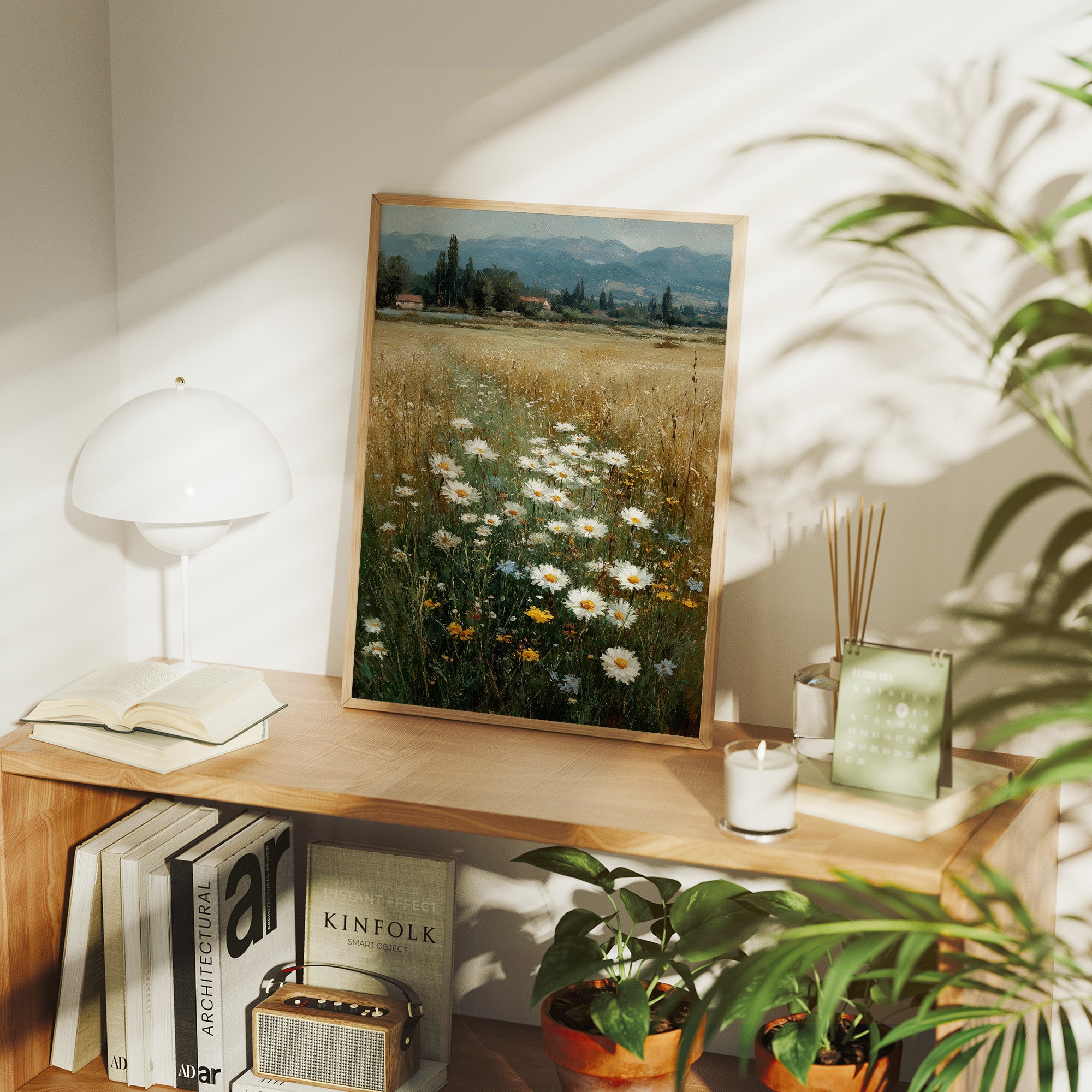 Daisies Where the Wheat Runs Out
