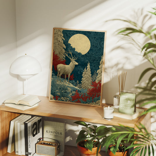 The Stag Stood Still for the Moon