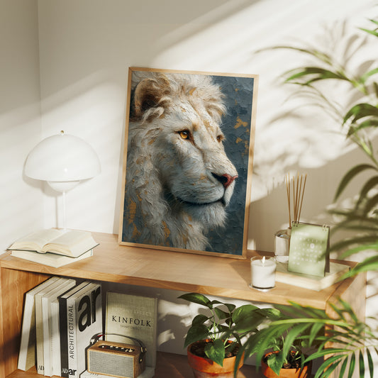 The White Lion Considers the Distance