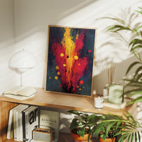 Eruption in Fire and Fuchsia
