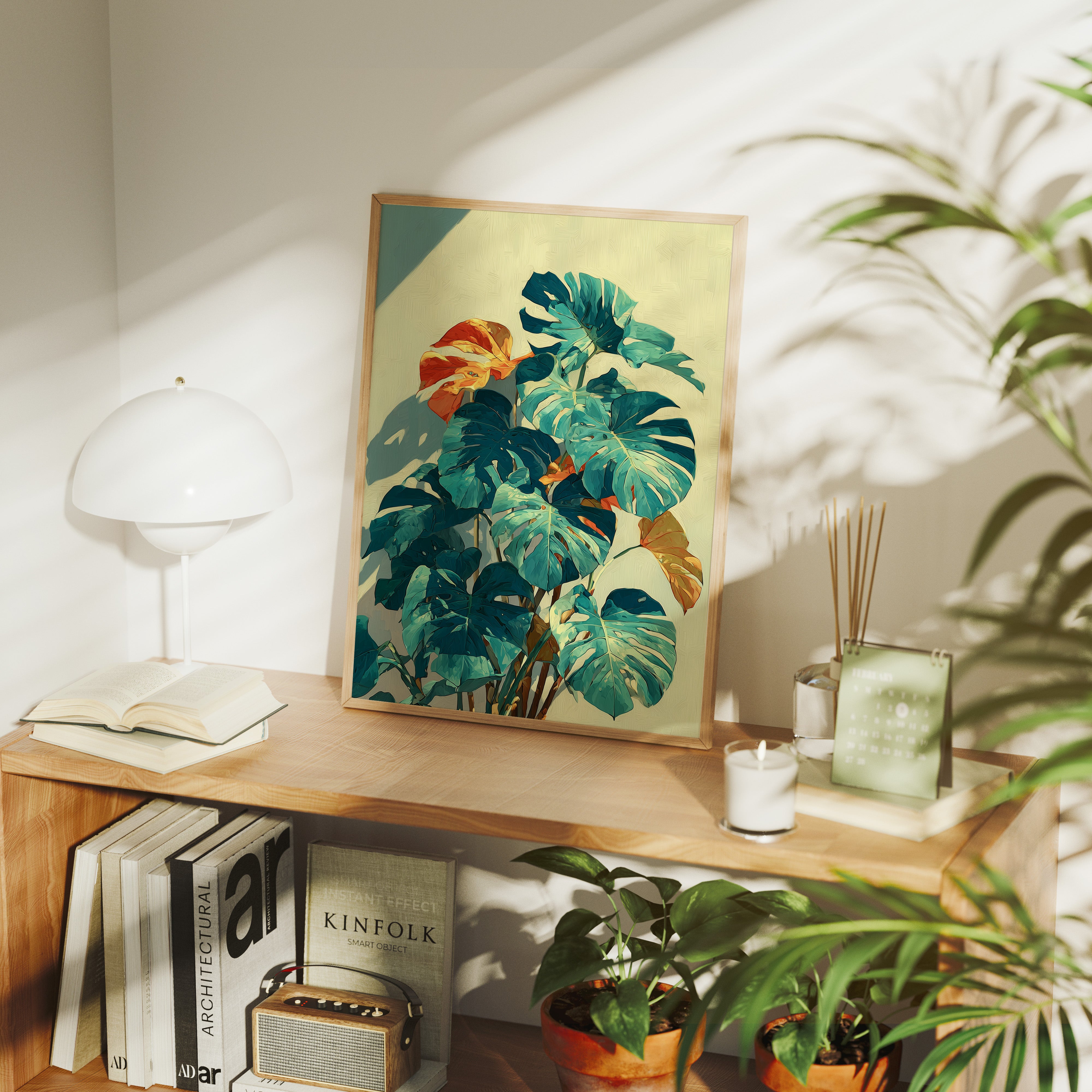 Monstera in Afternoon Light