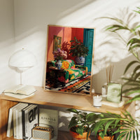 Coral Room, Painted Sofa