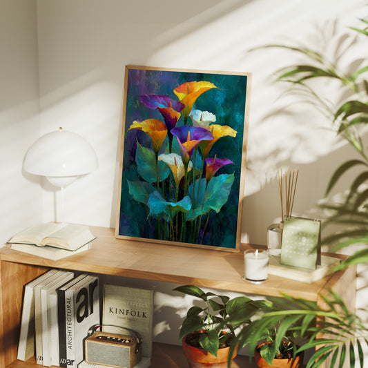 Calla Lilies in Full Color