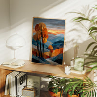 Amber Trees, Blue Hills