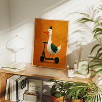 Goose on Wheels