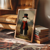 Snowman in the Meadow