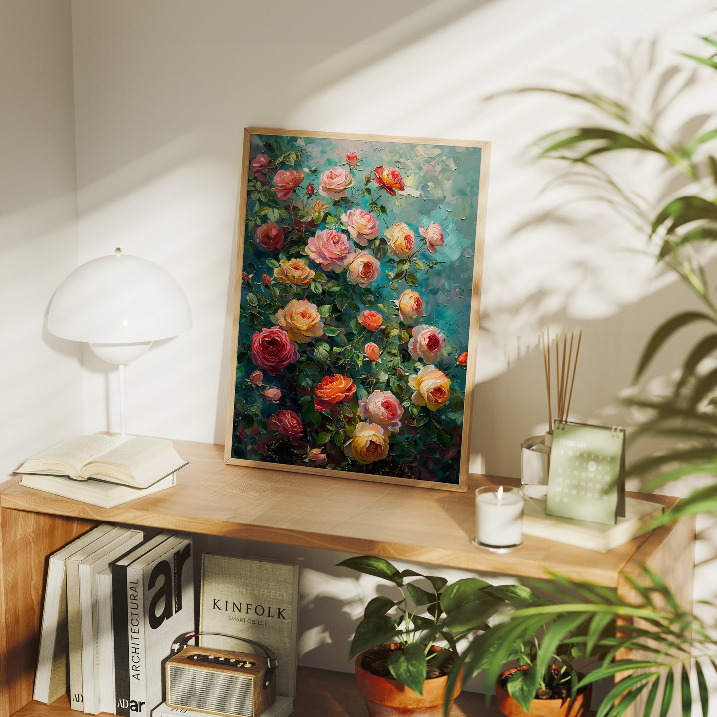 Sunlit Rose Bower