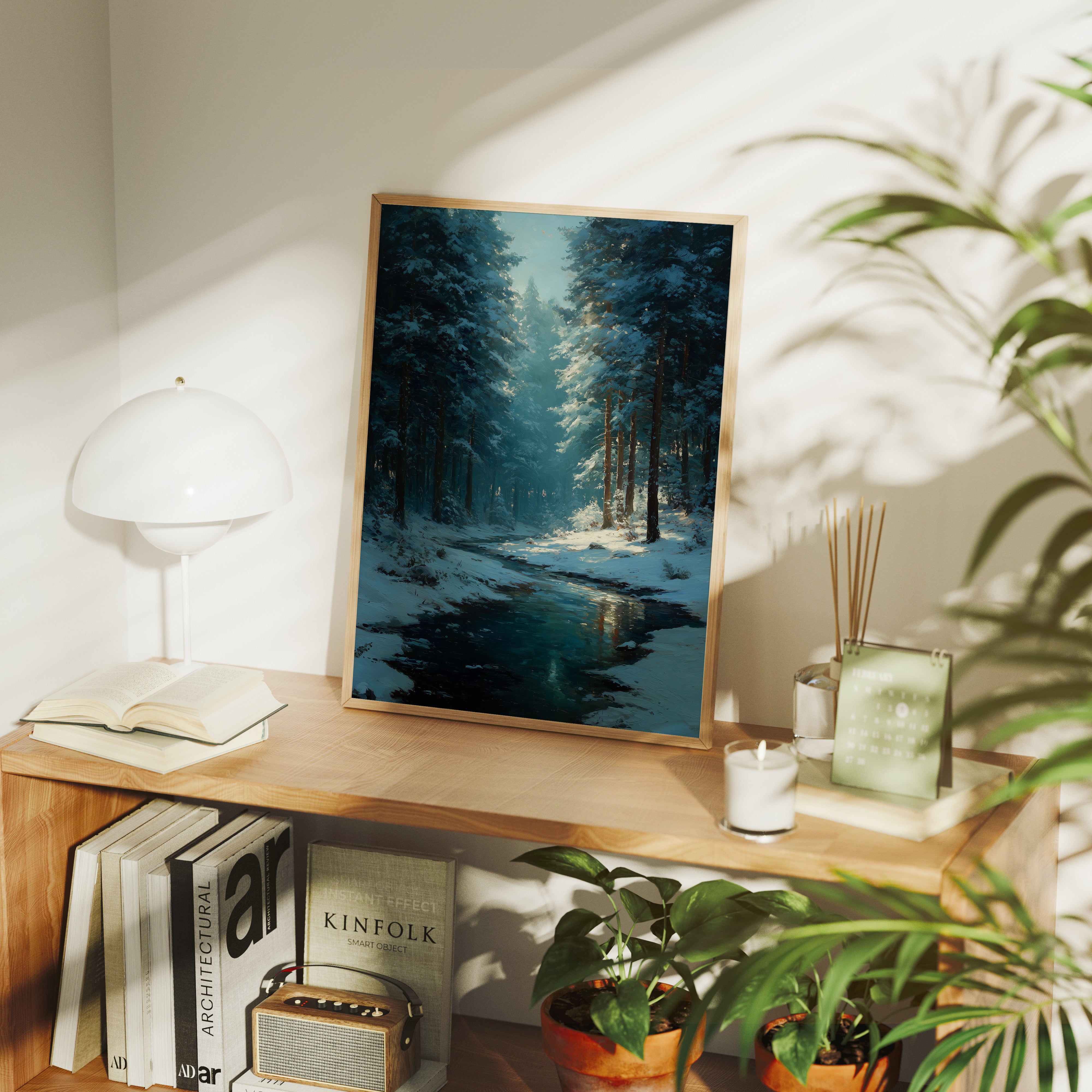 Light Through the Snowbound Pines