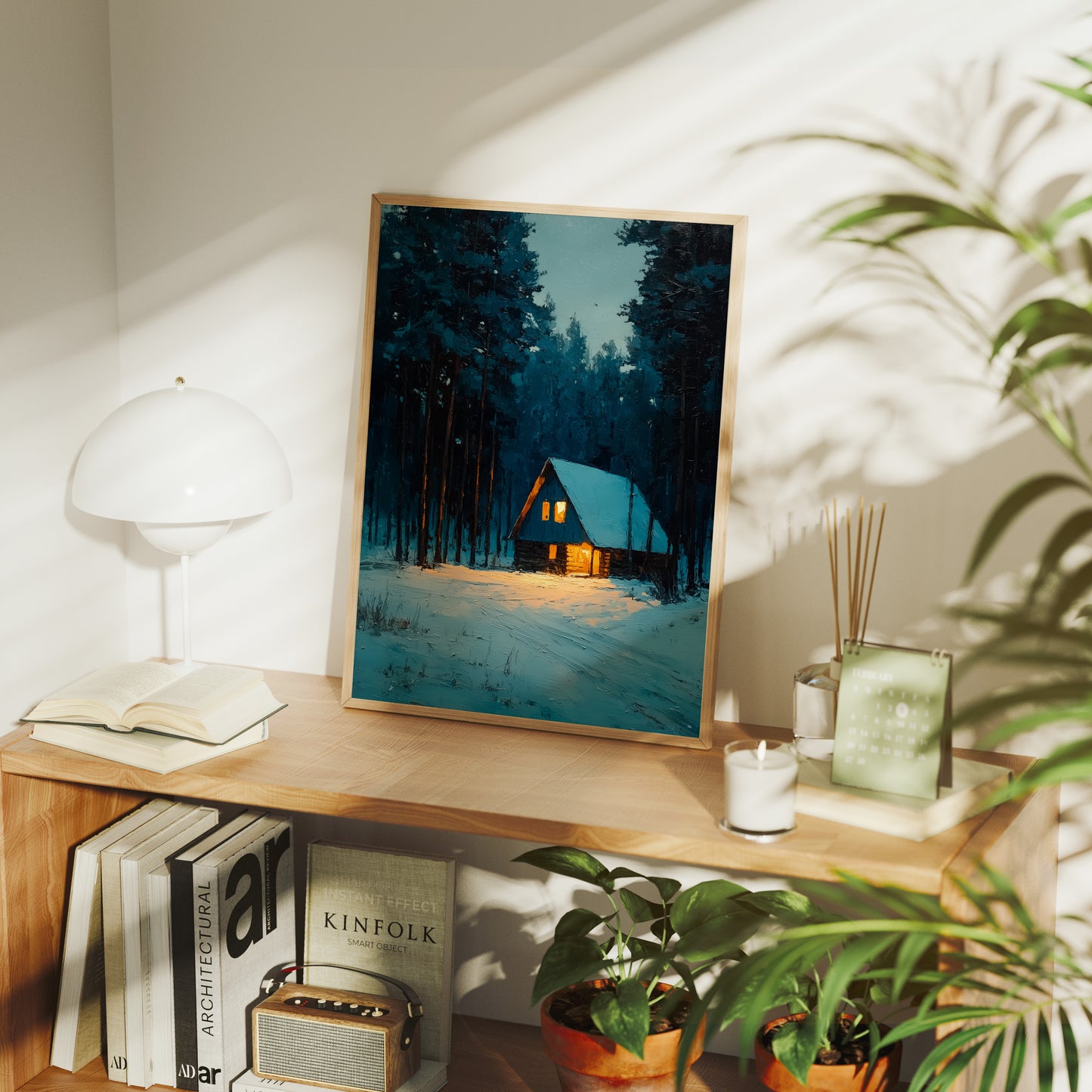 The A-Frame at Dusk