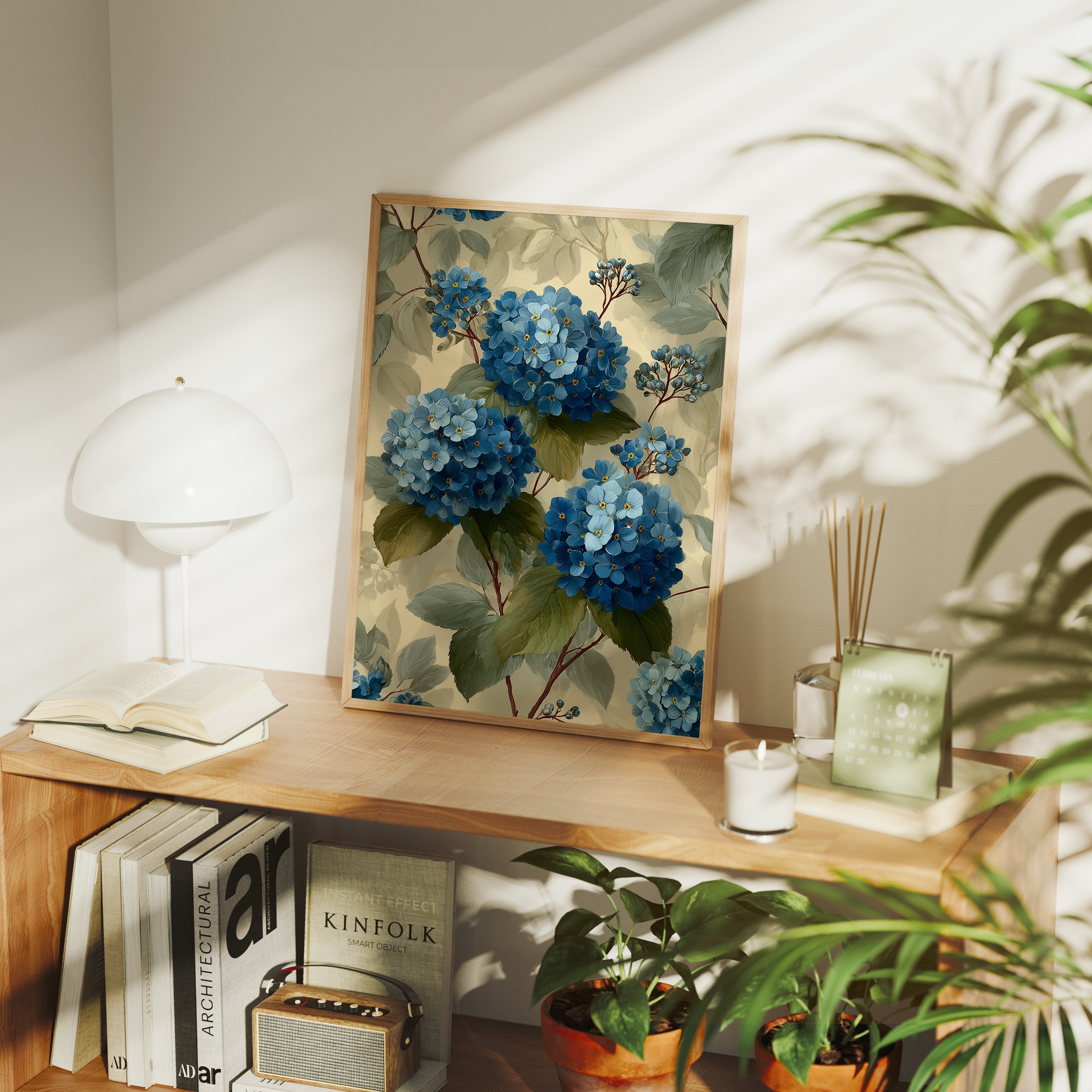 Hydrangeas in Full Bloom
