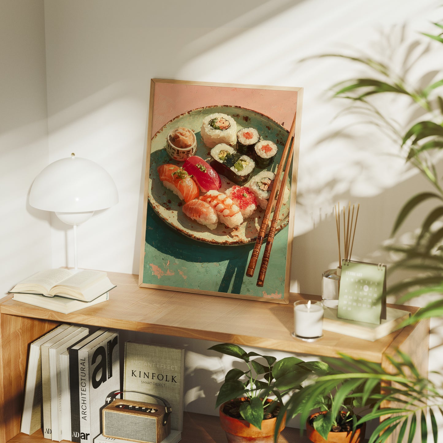 Sushi in Golden Light