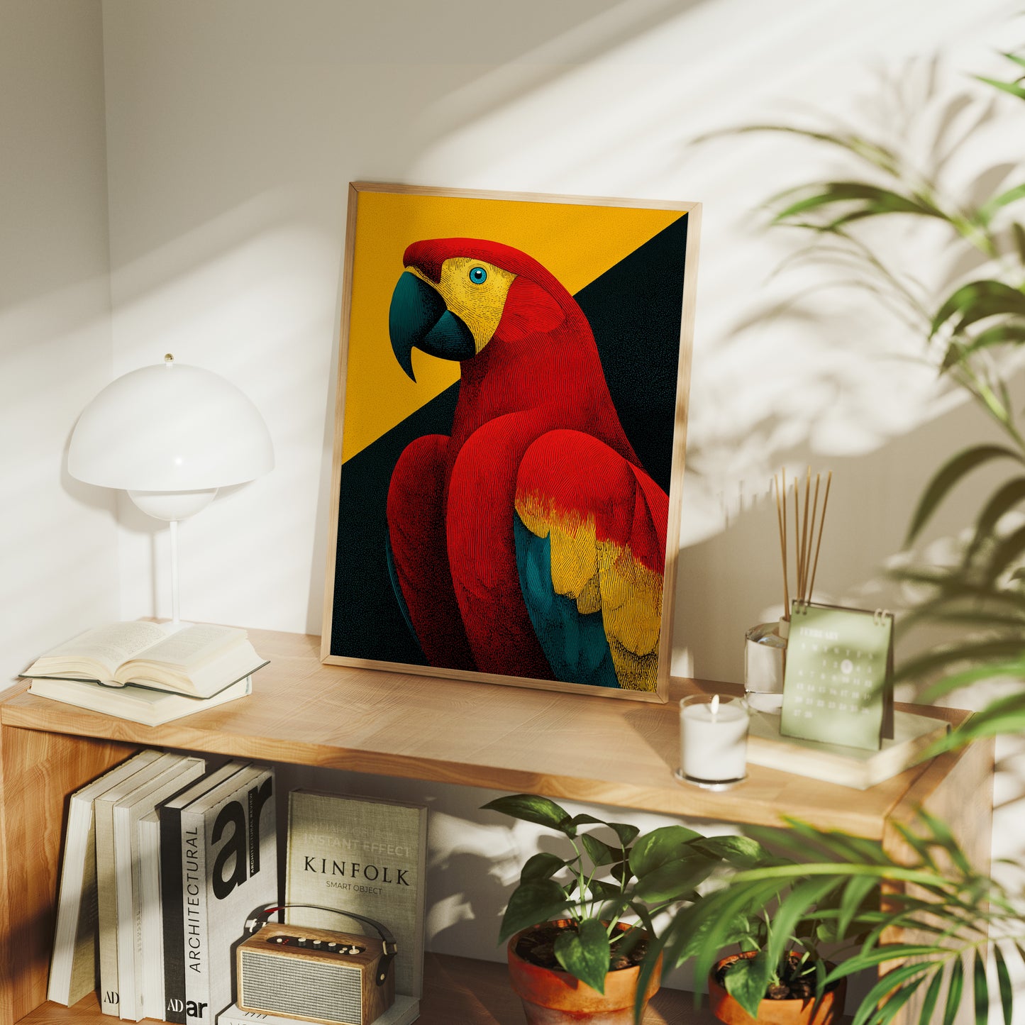 Scarlet Macaw Study