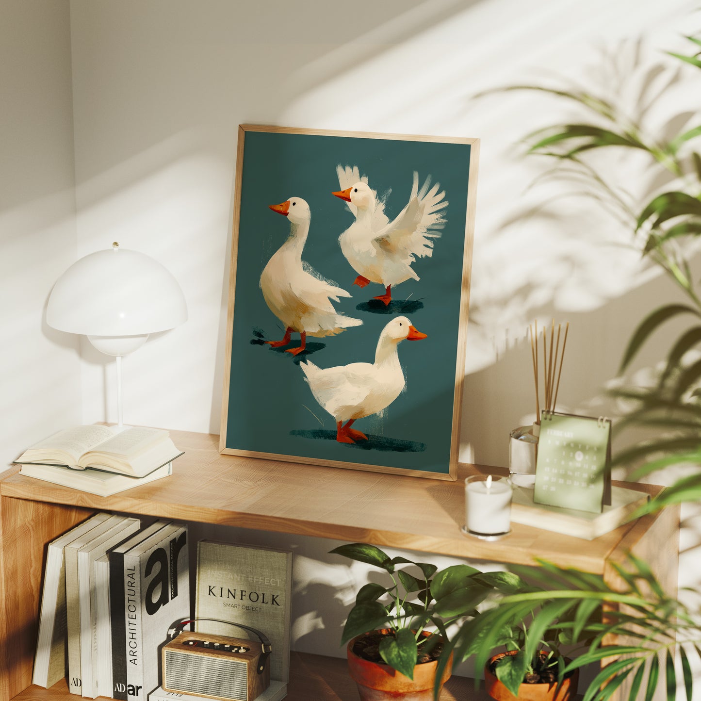 A Gaggle in Motion