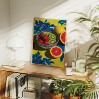 Fruit on Cobalt Bloom
