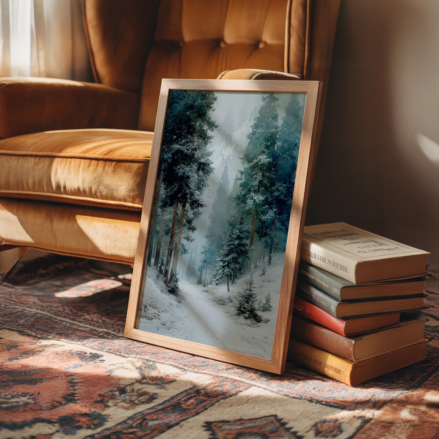 Deep in the Frosted Pines