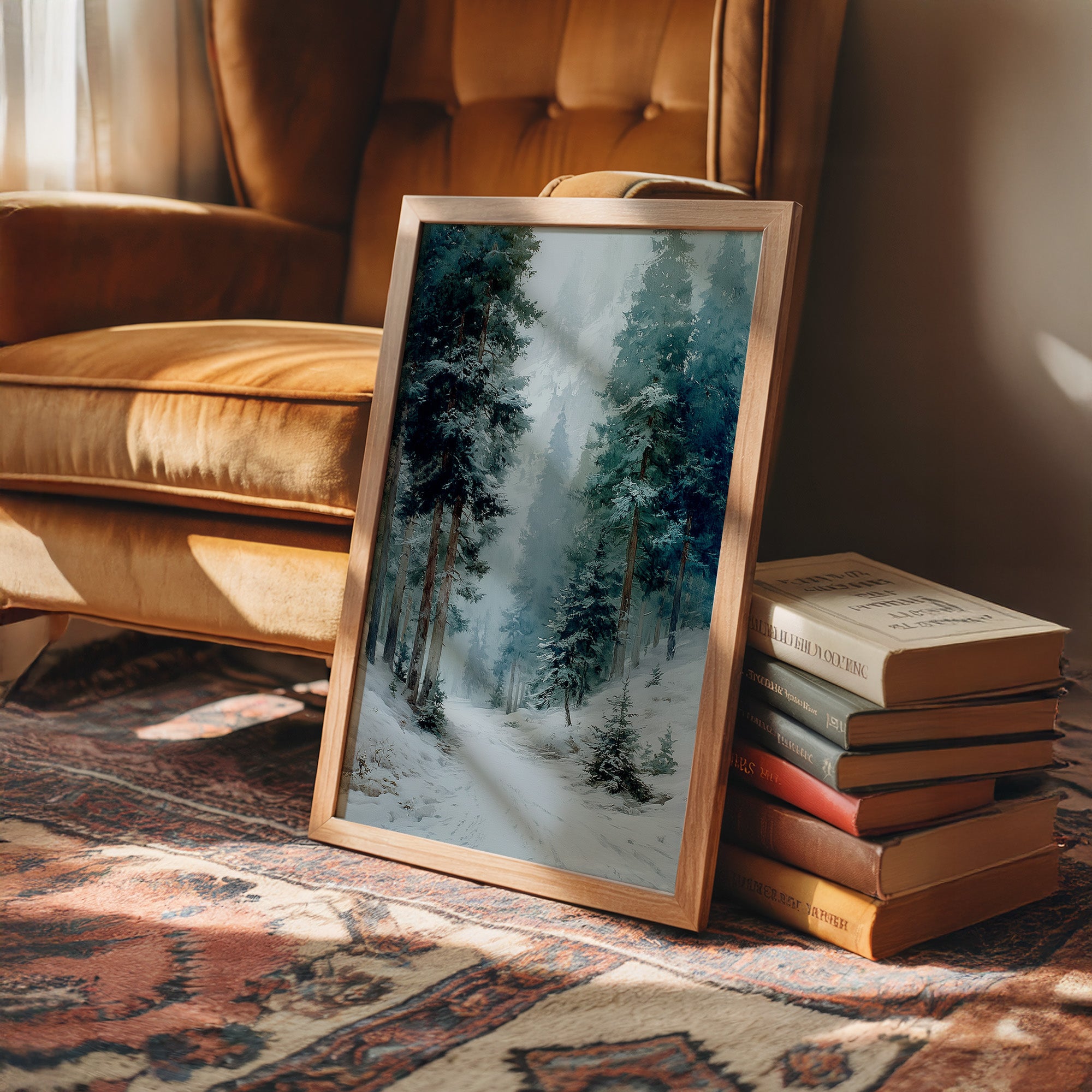 Deep in the Frosted Pines