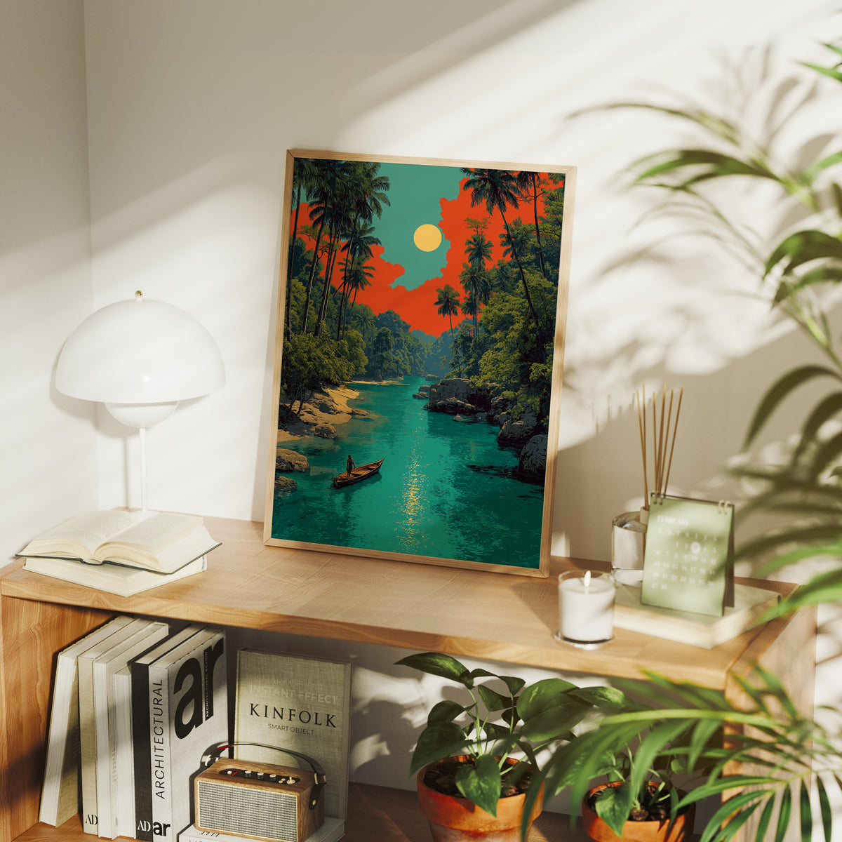 Palms Along the Turquoise Bend