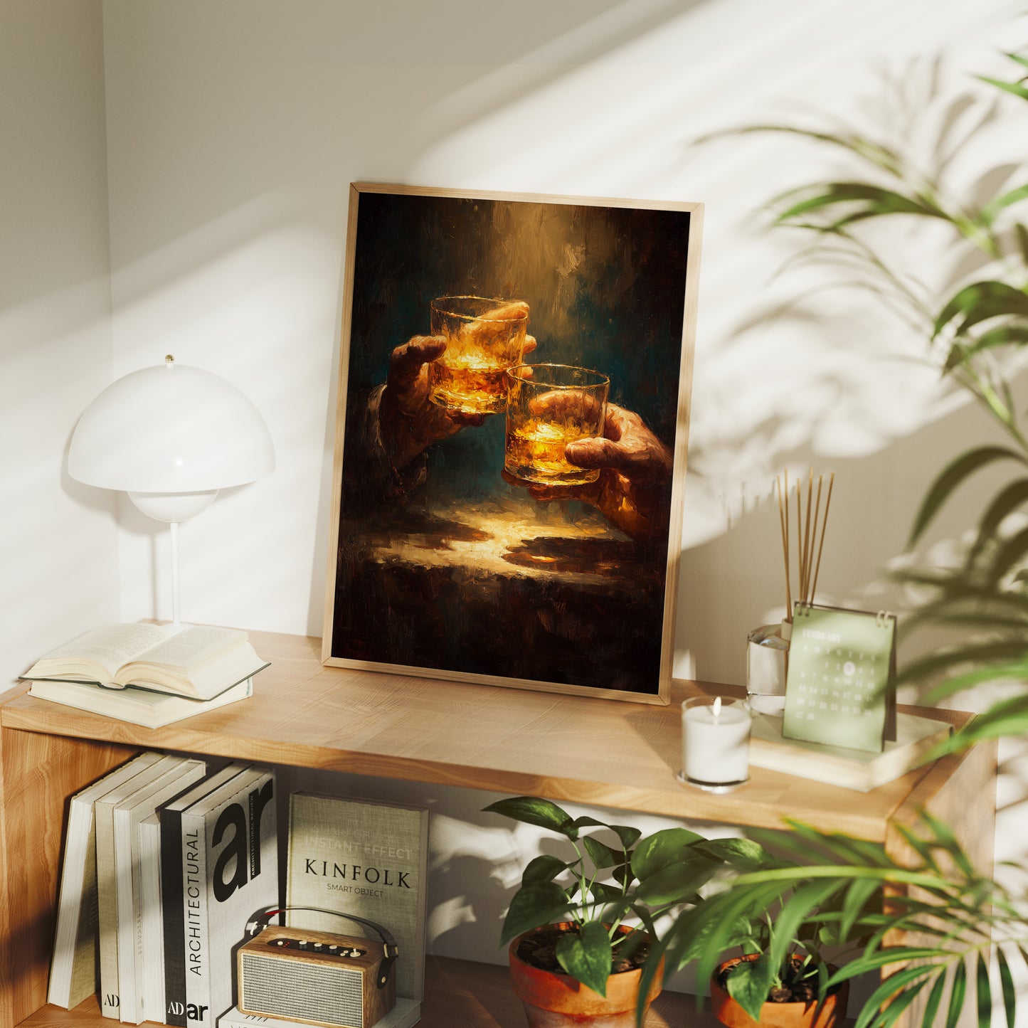 A Toast in Golden Light
