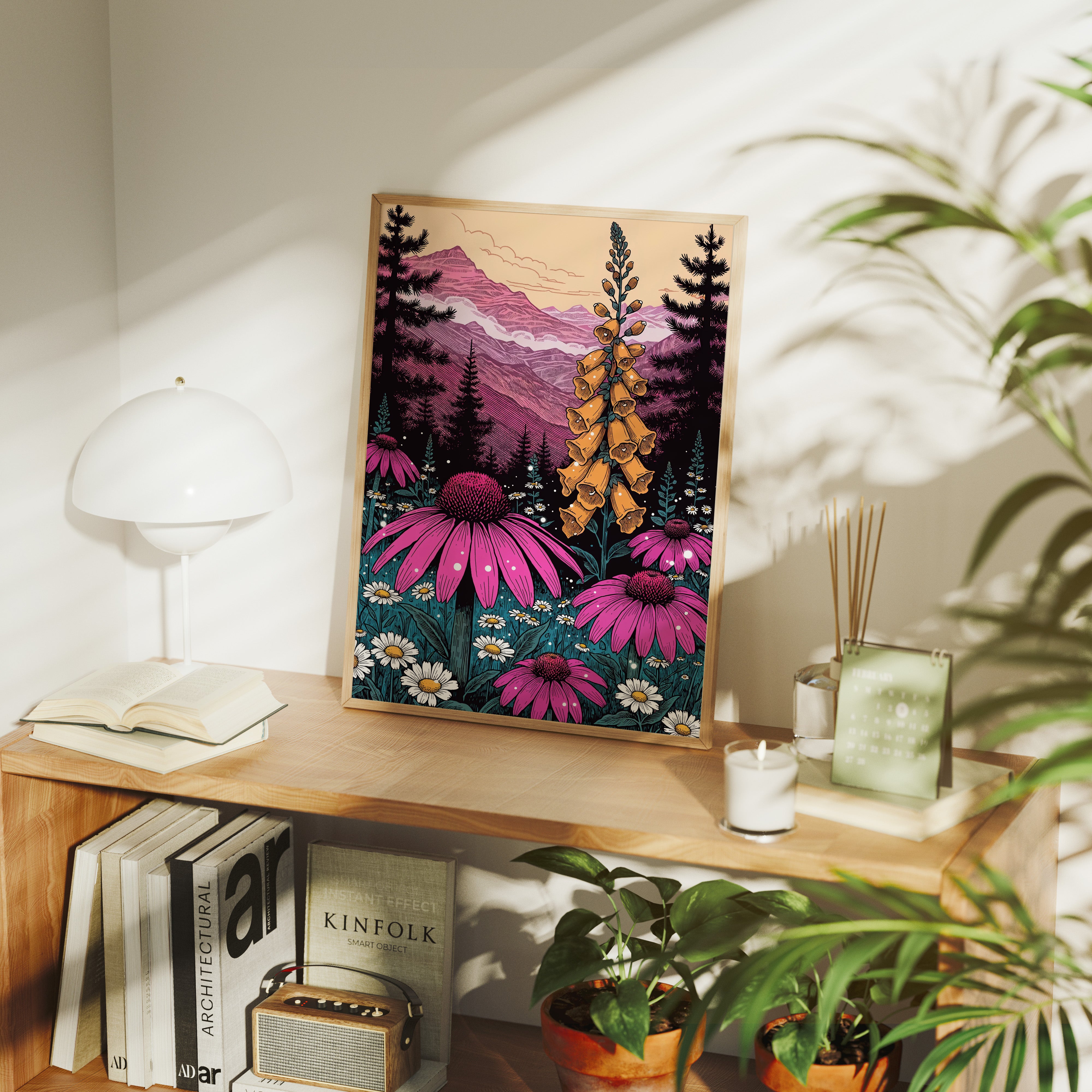 Foxglove Spire in Rose Light