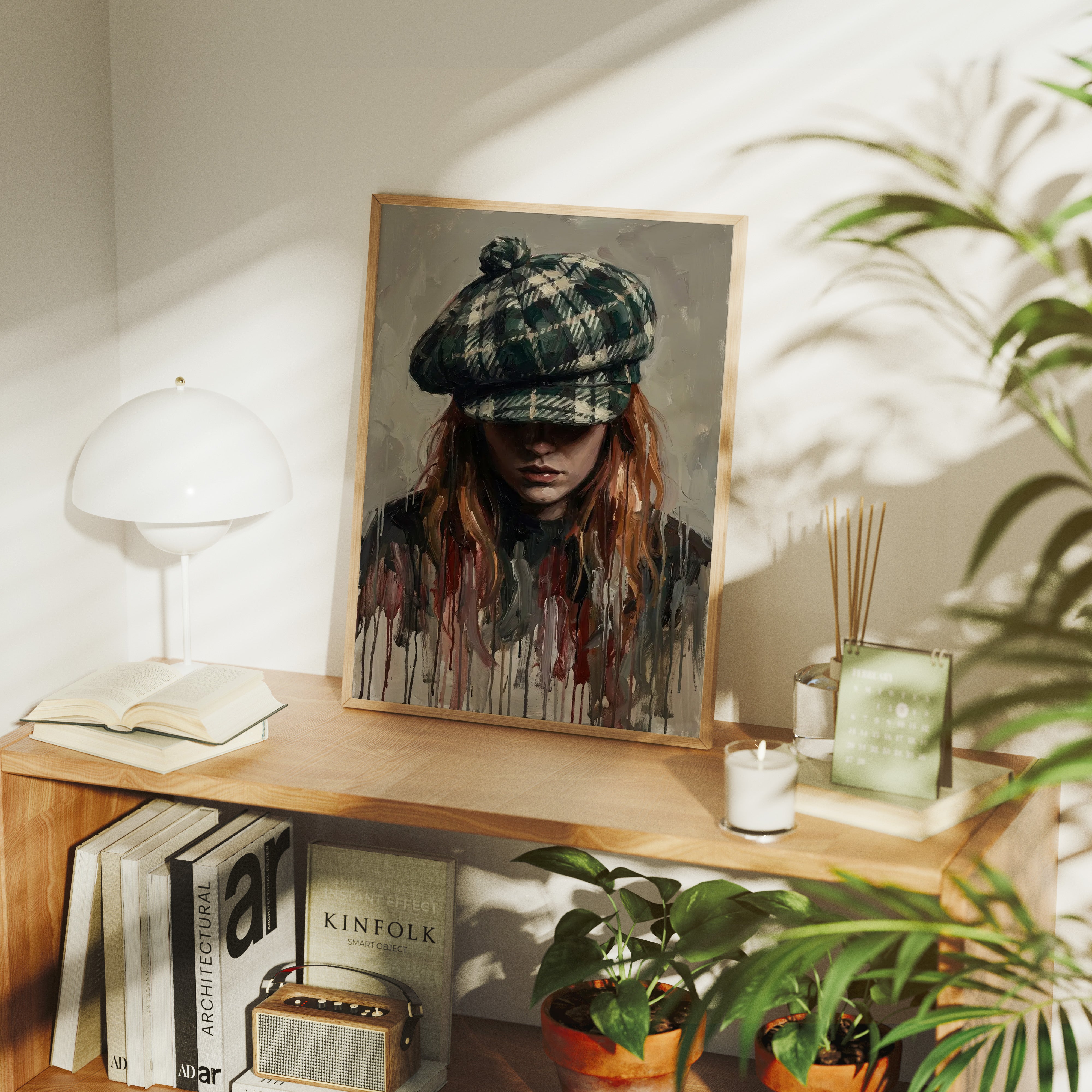 Plaid and Falling Rain