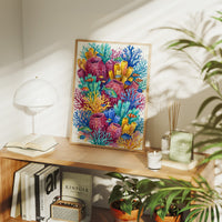 Coral Garden: Watercolor Reef Ecosystem Study