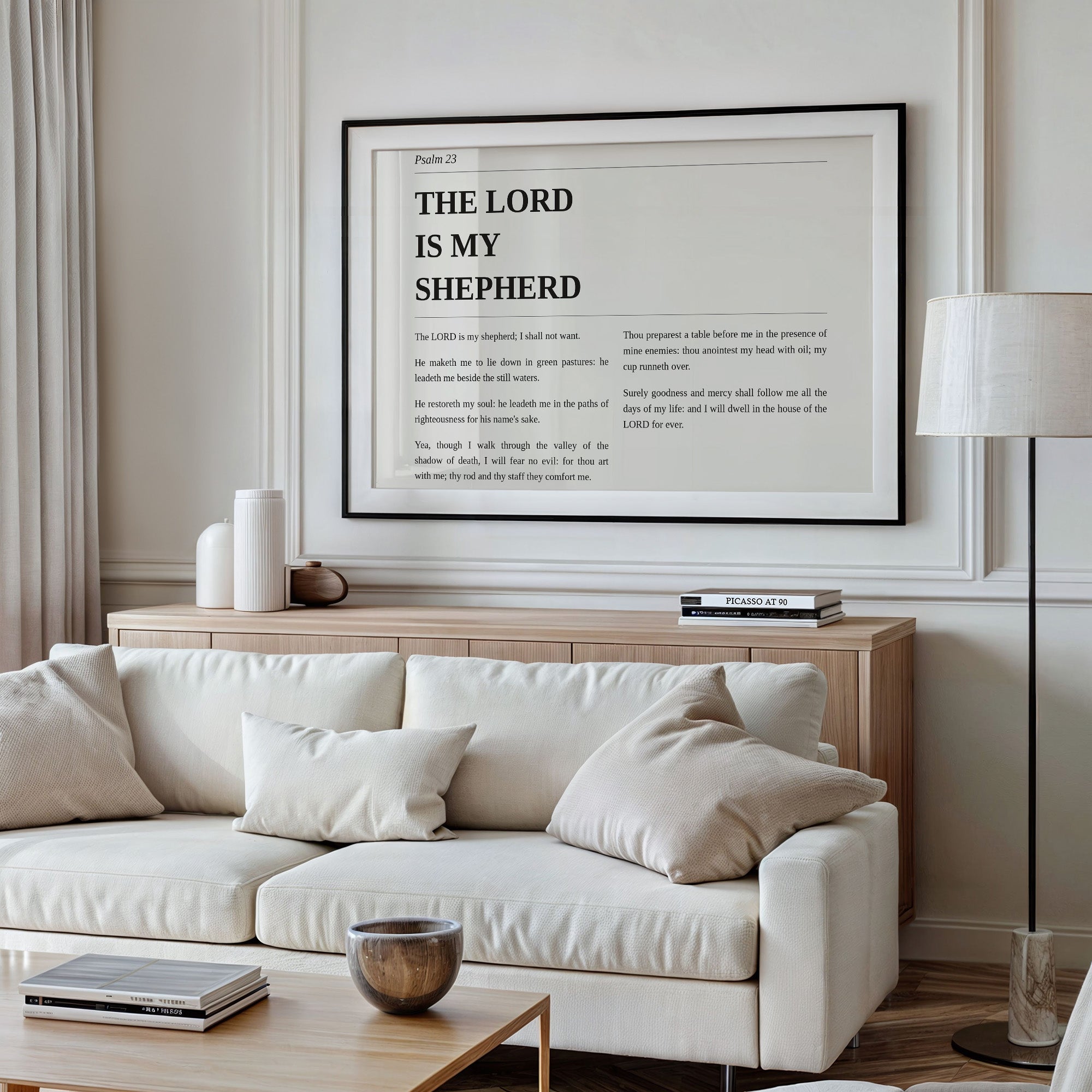 Psalm 23 Editorial Print
