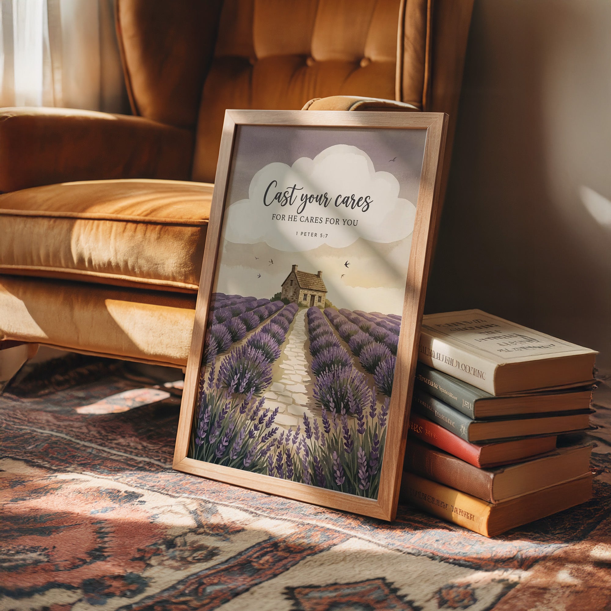 Cast Your Cares: Lavender Cottage Path