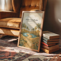 He Leads Me Beside Still Waters: Desert Oasis Path