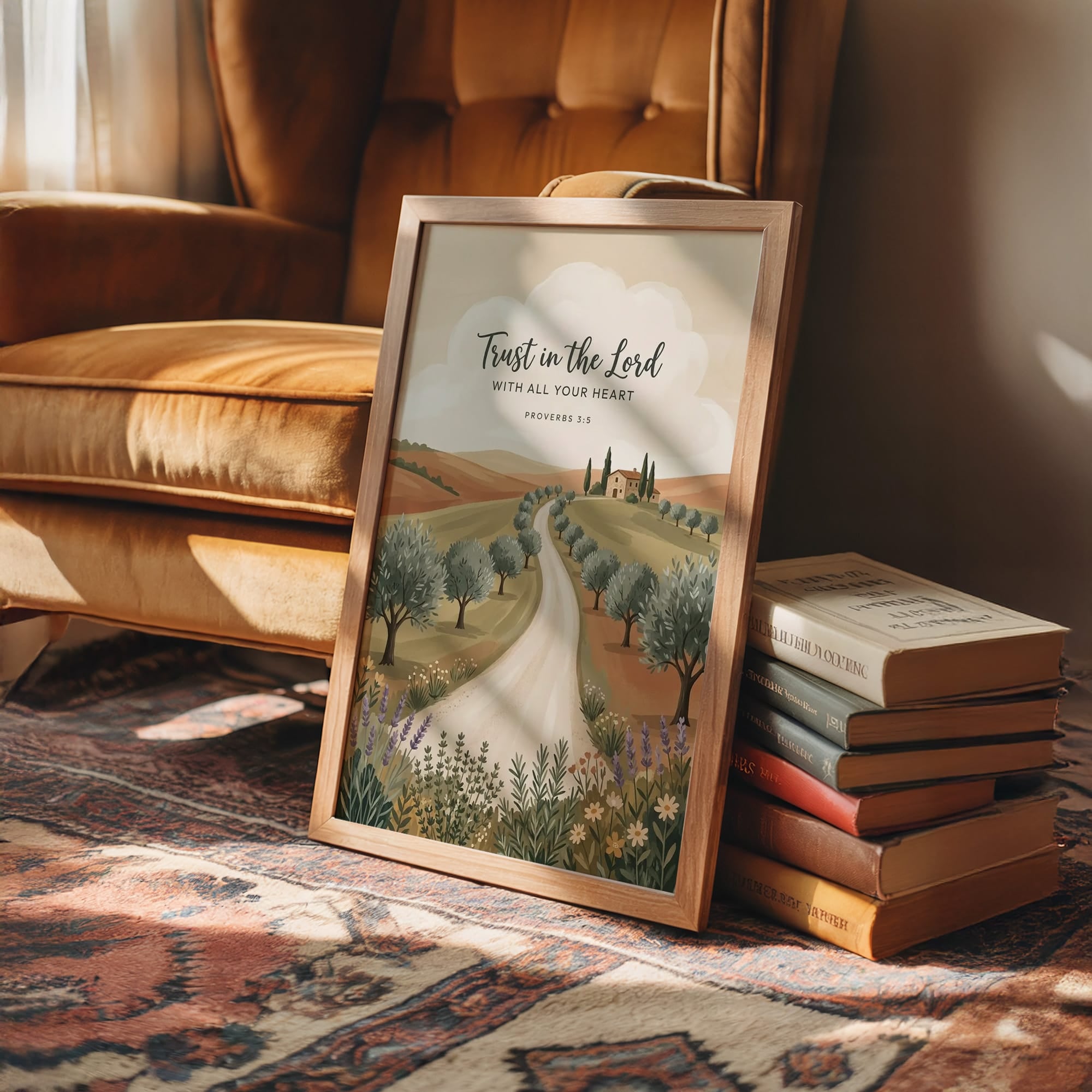 Trust in the Lord: Tuscan Olive Grove Villa